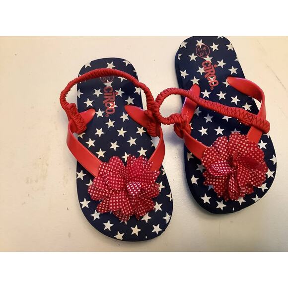 Circo Patriotic Girls Sandles size L/G 9/0 - Picture 1 of 2